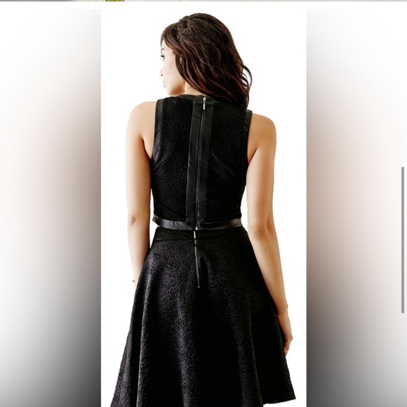 Guess Black Midi Skater Skirt for Work - Picture 2 of 5